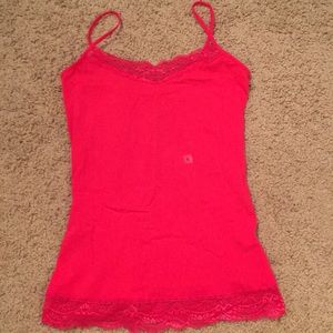 Express Red violet lace Cami